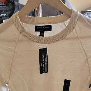 Banana Republic Off-White Knit Top